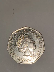 Elizabeth II, Britain, 50 pence, Honor of the Royal Shield.  2019. - Picture 1 of 2