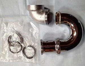 1-1/2" Adjustable sink trap 20 Gauge Chrome plated brass Brand New #502 SC - Picture 1 of 2