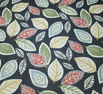 Honshu River BTY Covington 100% Cotton Duck 54" Wide Leaves - Image 1 of 2