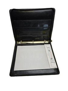 Portfolio Binder Folder File Divider Organizer Planner Note Pad Split Cowhide - Afbeelding 1 van 10