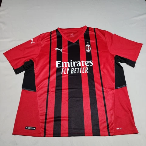 Puma AC Milan Home Authentic Replica Soccer Jersey Size Mens 2XL XXL Cover