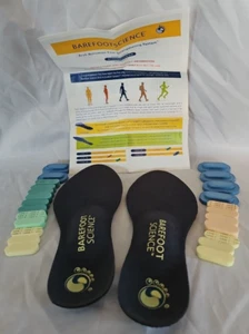 Barefoot Science Insoles 5 Step Arch Support Strengtheners w/Extra Step Plugs - Picture 1 of 7
