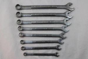 Craftsman Speed Wrenches 8 pc Lot 12 pt Combination SAE Standard 5/16 - 3/4" USA - Foto 1 di 14