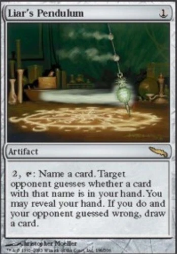Liar's Pendulum ~ Moderately Played Mirrodin MTG Magic UltimateMTG Artifact Card - Image 1 of 1