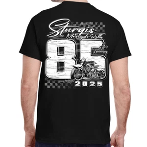 2025 Sturgis Motorcycle Rally Finish Line T-Shirt No Harley - Picture 1 of 6