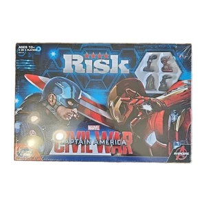 RISK Captain America Civil War Movie BOARD GAME Marvel Avengers Hasbro Sealed - Picture 1 of 5