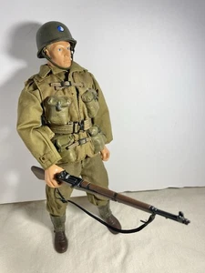 WW2 American Infantry Rifleman 1:6 Soldier G.I Joe Figure M1 Garand - Picture 1 of 7