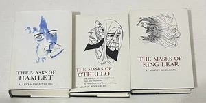 Masks of King Lear  Hamlet Othello by Marvin Rosenberg (3 Hardcover) Rare OOP VG - Bild 1 von 4