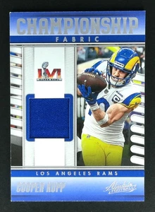 2023 Panini Absolute Cooper Kupp #CF-1 Football CARD Rams MEM Fabric - Bild 1 von 2