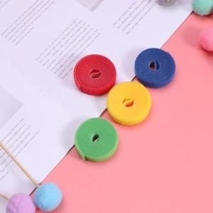 4 Pcs Nylon Cable Ties Self Adhesive Fastening Tape Cords Management - Afbeelding 1 van 12