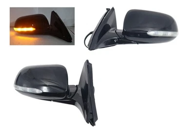 NEW Manual Folding Mirrors Cornering Lights Black For HONDA ACCORD~2003-2007~UC1 - Image 1 of 4