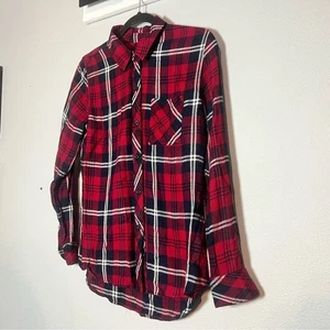 Camisa Rails Abotonada Cazador Cuadros Cereza Azul Marino Blanco Talla XS Suave Rojo Azul - Imagen 1 de 12