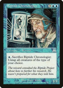 (3x) RIPTIDE CHRONOLOGIST - Onslaught – MTG Magic the Gathering Card - Uncommon - Picture 1 of 5