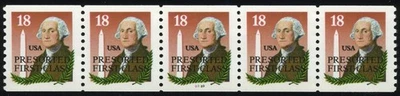 US #2149e-P# 33333  18¢ Wash. Monument PS5 PNC5, VF NH MNH, fully tagged error - Image 1 of 2