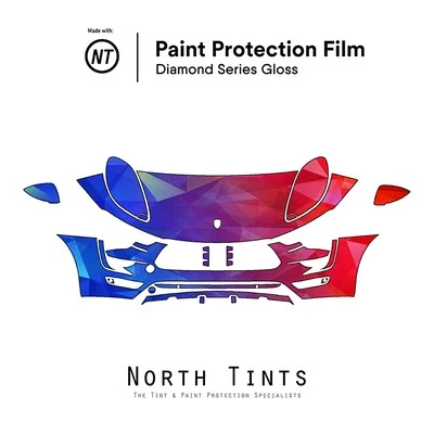 Sujetador transparente con película de protección de pintura precortada PPF Porsche Macan GTS 2017-2018 Foto 1 de 4