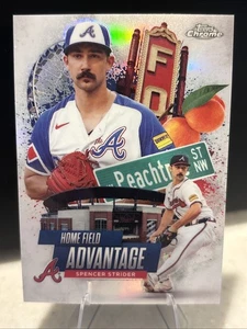 2025 Topps Chrome Spencer Strider Home Field Advantage Case Hit SSP - Picture 1 of 6
