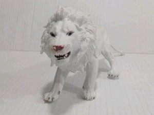 Weißer Löwe Figur 9" lang, Vintage - Bild 1 von 10