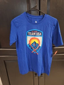 Olympics Team USA Beijing Youth Large T Shirt Short Sleeve - Picture 1 of 3