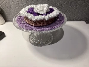 Blaubeer Sahnetorte 13 Tlg. Kinderküche, Kaufladen ,Montessori Handarbeit - Bild 1 von 6