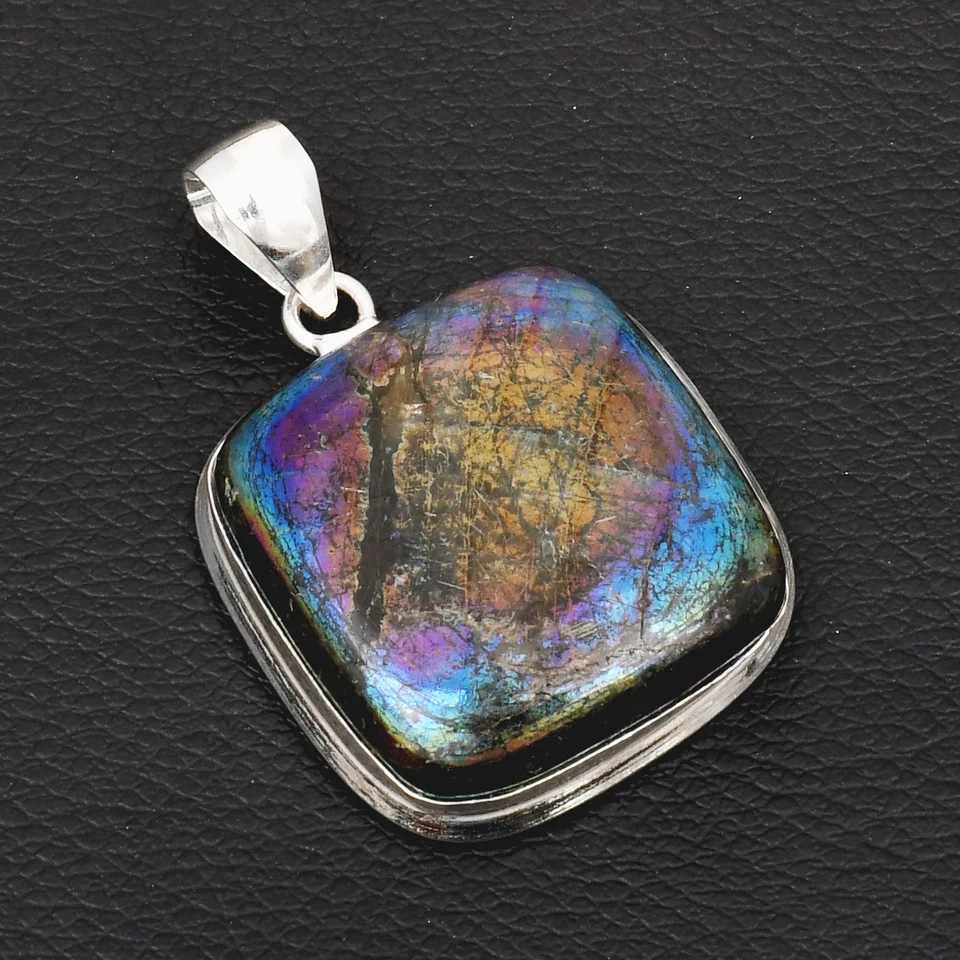 Титан аура кварца драгоценных камней этническая подвеска ювелирных изделий для Нового года 2,04» AP-41053 - Изображение 1 из 1