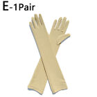 Women Stretch Milk Silk Long/Opera Gloves Wedding Bridal Evening Party Costumes