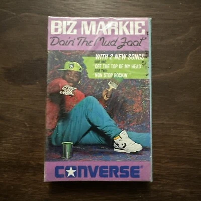 Biz Markie Doin The Mud Foot Converse Sneaker Cassette Single Tape Sealed - Image 1 of 4
