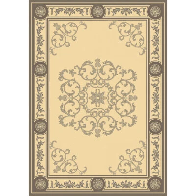 Ковер для двора SAFAVIEH CY2914-3908 для помещений и улицы черный / с песком - Изображение 1 из 4