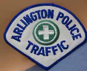 Virginia Arlington Police Traffic Patch Vintage Uniform Patch Collectible - Picture 1 of 2