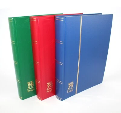 Wessex Ritter 32/64 Seite schwarze Seite Briefmarken Einsteckbuch, 'A4' Größe (12" x 9").