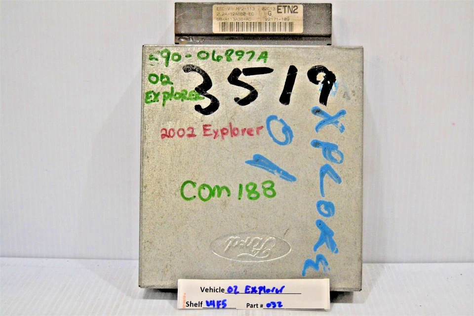 Unidad de control del motor 2L2A12A650EC Ford Explorer Sport 2002 módulo ECU 14F5 32  Foto 1 de 4