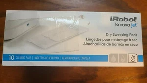 Genuine Dry Sweeping Mopping Pads for iRobot Braava Jet | 10 pack - Picture 1 of 7