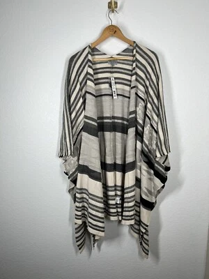 Joseph A Sweater Knit Shawl Poncho Cape Wrap One Size XS S M L XL - Image 1 of 4