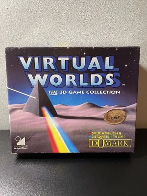 💾Atari ST--Virtual Worlds Game by Domark-- GC -- *Untested* - Image 1 of 4