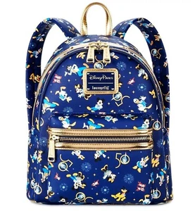 Walt Disney World 50th Anniversary Blue Loungefly Mini Backpack NWT - LAST ONE - Bild 1 von 3