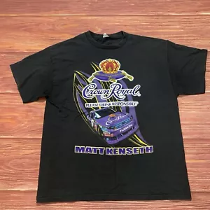 Matt Kenneth Royal Crown T-shirt black 2010 NASCAR sprint cup series XL - Picture 1 of 8