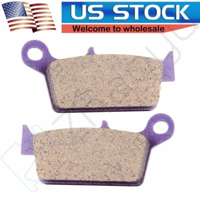 1 par de pastilhas de freio traseiras para GAS GAS EC125 EC200 EC250 2001-2008 fibra de carbono - Imagem 1 de 4