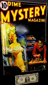 Plart / Prototyp eingestellt Pulp Fiction Groschen Mystery Mag Shocking 2 - Bild 1 von 1