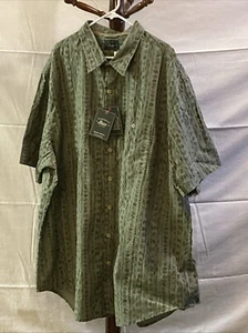 G.H.BASS & Co Men’s Short Sleeve Shirt Button Down W Pocket - Beach Prints - Picture 1 of 9