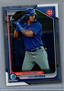 2024 Bowman Josh Rivera Chrome Prospects 1st #BCP-115 Cubs - Bild 1 von 2