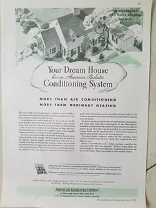 1936 American Radiator Co your dream home has air conditioning heating system ad - Picture 1 of 1