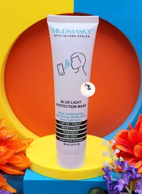 Mudmasky Blue Light Protection Mask- HEV Protection 60 ml/2 oz Sealed Full Size  - Image 1 of 4
