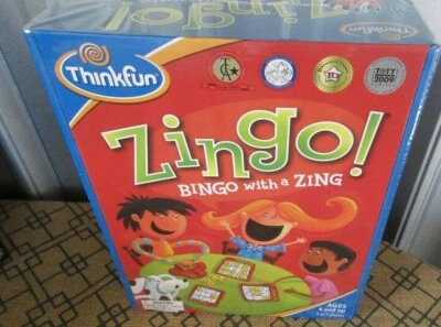 ThinkFun Zingo! Bingo with a Zing Board Game BRAND NEW SEALED 2-6 players Age 4+ - Image 1 of 4