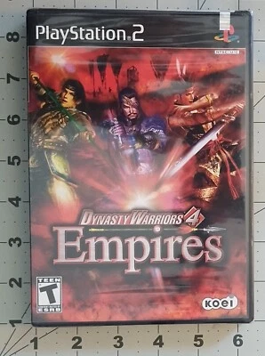 Dynasty Warriors 4: Empires Koei 出品(索尼 PlayStation 2、PS2、2004)全新,未拆封 — 第 1/4 张图片