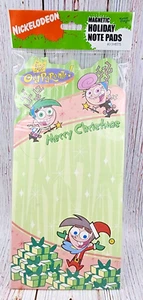 FAIRLY ODD PARENTS Merry Christmas Magnetic Holiday Note Pads NICKELODEON 2004 - Picture 1 of 1