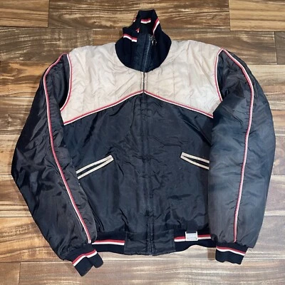 Vintage Yamaha Snowmobile Jacket Size S Red Black 90s Insulated Maxim Wear Coat - Image 1 of 4