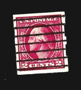 US 1912 Sc# 409 2c, Washington Used - "Schermack" - Vivid Color - GEM - Picture 1 of 1