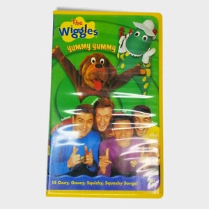 The Wiggles Yummy Yummy Children's VHS Yellow Case Clam Shell - Picture 1 of 4