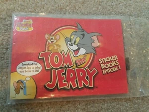 Tom y Jerry Pegatinas Libro Episodio 1 Sonic Wacky Pack Niños Comida Juguetes Nuevo Sellado - Imagen 1 de 2
