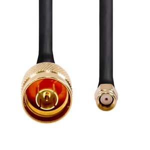 10m RF-240 WLAN Antennenkabel - Outdoor, Low Loss, N Stecker auf RP-SMA Stecker - Bild 1 von 3