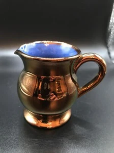 Creigiau Pottery Wales Small Copper Lustre Jug - Picture 1 of 4